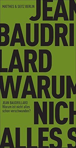 Fröhliche Wissenschaft: Warum ist nicht schon alles verschwunden? Fröhliche Wissenschaft: Warum ist nicht schon alles verschwunden?