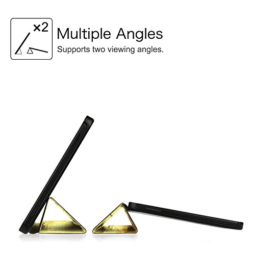 Fintie Samsung Galaxy Tab A 10.1 Hülle – Ultra Schlank Superleicht Ständer Smart Shell Case Cover Schutzhülle Etui Tasche mit Auto Schlaf / Wach Funktion für Samsung Galaxy Tab A 10,1 Zoll T580N / T585N Tablet (2016 Version), Weltkarte Antik - 7