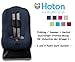 Produktbild HATON ** FROTTEE SchonBezug / Ersatzbezug ** Frühling / Sommer / Herbst -- 3 UND 5 Punkt Gurt System -- Universal Ersatz-Bezug für Autokindersitz Größe 1 z.B. für Maxi-Cosi Priori / SPS / XP, Römer King Plus / TS / Duo etc. (DunkelBlau)