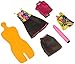 Produktbild Barbie FHW86 - Crayola Regenbogen Mode Set - 2 Outfits zum Selbergestalten inkl. Zauberstift