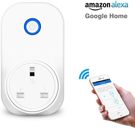 WiFi Plug, ONCHOICE Smart Plug Works with Alexa Echo and Google Home, Wireless Smart Outlet Timing Switch Power Socket for iPhone and Android Smartphone, No Hub Required