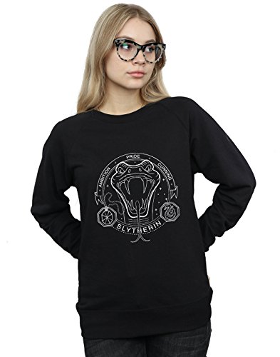 Harry-Potter-Damen-Slytherin-Seal-Sweatshirt