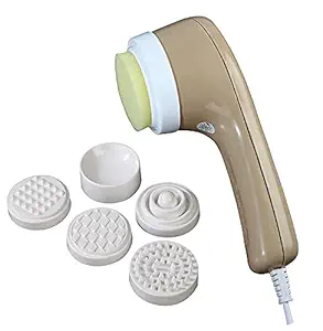 Thrive Deep Heat Massager (Face & Body)--- Ideal for Joint Pain--- No hammering effect---Soft and safe vibration effect--- with 6 Attachments---An ISO 9001 : 2008 Certified Company---By Tree Fit