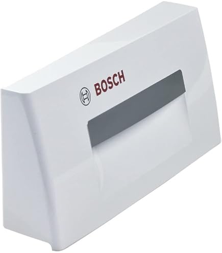 Vhbw Maniglia Per Sportello Compatibile Con Bosch Maxx 6 Sensitive WTE863B0NL/01 Asciugatrice - Bianca, Curva, 240 X 71 X 25 Mm