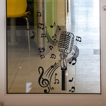 Preisvergleich Produktbild Musiksymbolkunstklassenzimmer-Wanddek... Schwarz 93x60cm