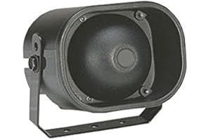 JMTS 230V Alarmsirene mit 1,8m Kabel und Euro-Netzstecker, Gehäuse spritzwassergeschützt