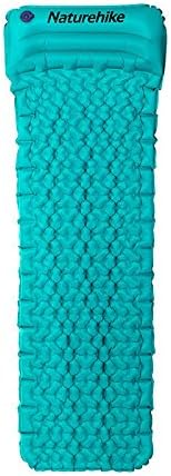 Oeufs nid couchage mat coussins gonflables tente extérieure pad ultra léger oeuf bain oreiller-oeufs nids,Bleu de mer,187 * 57 * 3 cm