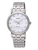 Seiko Damen Analog Quarz Uhr mit Edelstahl Armband SXB433P1
