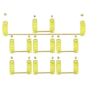 Kawn PCB Screw-in Stabilizers for MX Mechanical Keyboard Yellow 1 6.25u 7 2U
