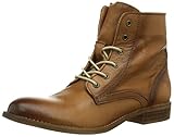 Leder Mustang Damen 2830-502 Combat Boots, Braun (300 nussbraun), 40 EU