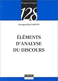 Image de Eléments d'analyse du discours