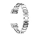 Produktbild Hunpta Edelstahl Uhrenarmband Armband für Fitbit charge 2 Smart Watch (Silber)