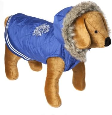 Doggy Things Waffle Coat, XS, Blue