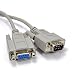 Produktbild Seriell RS232 Verlängerung Kabel DB9M Zum F 9 Polig Männlich Zum Weiblich 2 m Beige