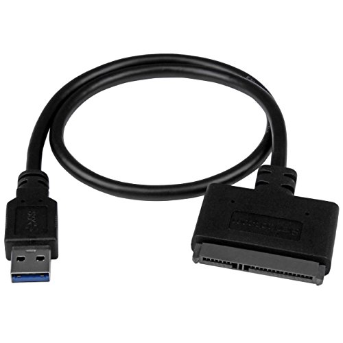 STARTECH.COM Cavo Adatattore Connetore USB 3.1 per Disco Rigido HDD SATA, 10 Gbps SATA III, 6 Gbps, Alimentato USB
