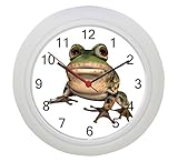 Reloj de pared de la rana