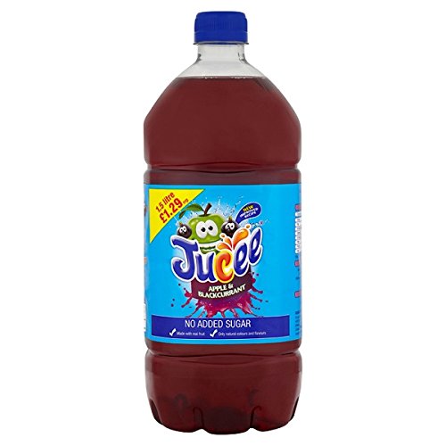 Jucee No Added Sugar Apple & Blackcurrant 1.5 Litre (Pack of 8 x 1.5ltr)