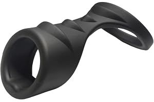 Svart HöG Elasticitet SilikonäRm Med Anti-Halk MöNster Design, Stabila TillbehöR FöR Manlig UthåLlighet TräNing-Y18