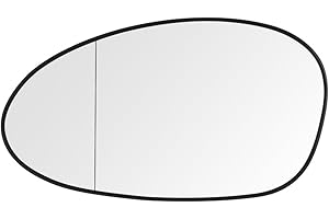 ‎SENZEAL SENZEAL Spiegelglas Fahrerseite Beheizbar mit Trägerplatte für BMW 1 3 Series E81 E87 E82 E88 E90 E91 E92 E93 Pre-Facelift 2005-2008 51167145267 51167157247 Außenspiegel Glas Ersatz Links