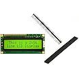 ElectroBot LCD 16X2 Alphanumeric Display With Pack Of Header Strips For 8051,AVR,Arduino,Pic,Arm