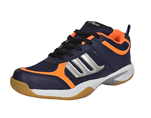 xAqua Pavoo XAP-876 Badminton Shoes Light Weight & Comfortable Unisex Shoes For ( Men, Boys, Women, Girls & Junior ) PU Material Non Marking Sole Outdoor Indoor Playing - Best in Badminton Shoes, Volleyball Shoes, Baseball Shoes, Use For Nursing Training, Walking, Running, Jogging, Cycling, Gymnastic, Sports Shoes RS.789.00
