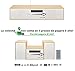 Produktbild System microhifi DAB Pioneer x-cm 66 D Farbe White 2 X 15 Watt, CD Player, FM Radio mit RDS DAB/DAB + Tuner für System Digital Radio, Spotify, Streaming Service 6 TuneIN Internet Radio, WiFi (2,4 GHz) Farbe Holz hell Teline White Shop Intermarket Hi-Rom Entwurf, Verkauf, Installation, Technische Hilfe von HiFi, Video, Audio, Zubehör, Musik Flüssigkeit. HiFi Online Shop