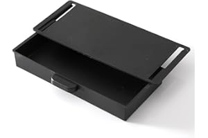 SPORTARC Organizador de cajones para debajo del escritorio, bandejas organizadoras de cajones de ABS, caja de almacenamiento adhesiva, soporte de escritorio para oficina, hogar, escuela, estuche de