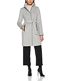  VERO MODA Damen VMPRATO Rich 3/4 Wool Jacket NOOS Mantel, Grau (Light Grey Melange), 40 (Herstellergröße: L)