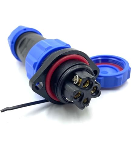 Connecteur Aéronautique SP13 à 3 Broches, IP68, 3 Broches, Sans Soudure, Connecteur D'aviation étanche Et Anti-poussière Pour Lampes Extérieures, Utilisé 250 V 13 A (câble 14 AWG à Sertir à Vis