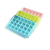 ❤️5x Eiswürfelform Eiswürfelbereiter Eiswürfelbehälter Eisform Eiswürfelschale Deckel  leichtes und schnelles Befüllen  immer wieder verwendbar Einhorn Eiswürfel-form Eiswürfelschale-n aus Silikon für 12 Eiswürfel Eiswürfel-bereiter Eiswürfel-behälter Eisform Silikonform Pink Silikon Eiswürfelform-Flexible Lebensmittel Grade Eiswürfelbehälter Eiswürfelschalen Eiswürfelformen mit Deckel Für Whisky, Bier, Gekochtes Wasser, Rotwein, Getränke Babynahrung ergänzen