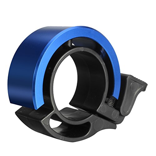 Aluminum Fahrradklingel,CAMTOA 90db Fahrrad Glocke Fahrradglocke für Radfahren,Fahrrad Mini-Glocke für MTB Rennräder Fahrrad fahren,Lenker Alarm Horn Ring 22.2-24mm Fahrradbell Erwachsene und Kinder Blau