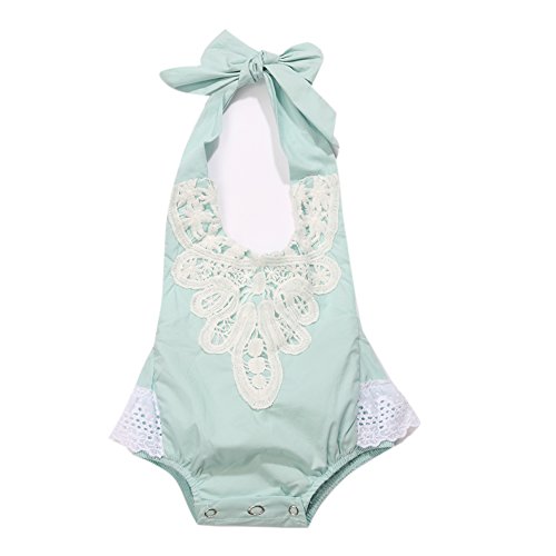 Preisvergleich Produktbild Baby Infant Kleinkind ärmellos Schnürung Strampelanzug Mädchen Jumpsuit Sunsuit