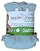 AppleCheeks Washable Nappy Wrap and Organic Cotton/Bamboo Insert 2 Piece Bundle - Forget-Me-Not Size 1 (7-20lb approx)