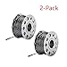 Produktbild Geeekpi Conductive Thread (Pack of 2 x 25meters/82ft Bobbins) Conductive Stainless Steel Sewing Thread 0.1mm thick 11 ohm/feet- Bobbin For Touch Screen Gloves