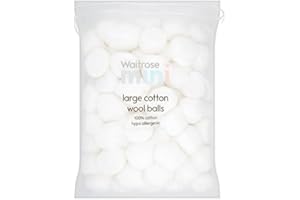 Essential Waitrose Cotton Wool Balls Large 80 per pack