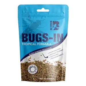 BUGS IN - Tropical Fishes Formula 100g - A Pellatable Food from Black Solider Fly Larvae - with Added Quality Ingredients