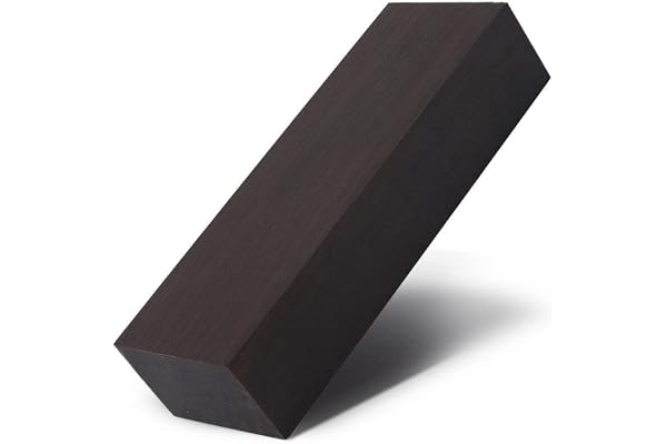 Ocnvlia Ebenholts Blackwood block trämaterial gör-det-själv filt hantverk knivhandtag trä hantverk råvara träådring