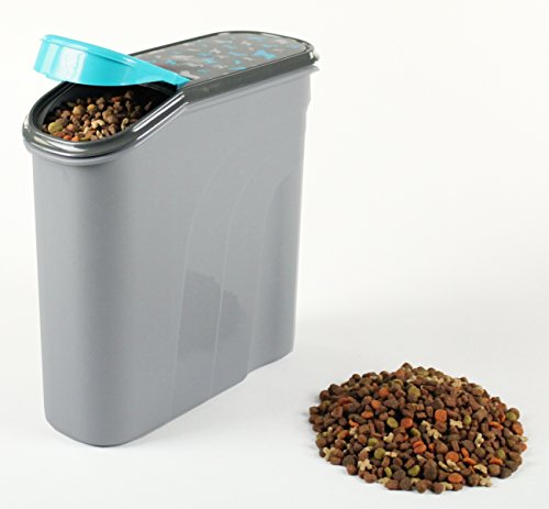 Rotho Aufbewahrungsbox für Tierfutter aus Kunststoff (PP) – Trockenfutterbehälter für Hunde, Katzen, Vögel, Fische und andere Kleintiere - 4