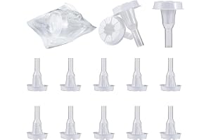 10 Stk Urinalkondom för män,Långvarig Praktisk Silikon Förhindrar Läckage,32mm Transparent Idealt för äldre eller funktionshindrade män,Hygienisk och Engångs (L)