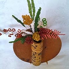 Composition Florale En Perles De Rocaille Bouquet De Fleurs