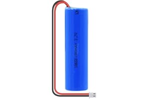 VORAGA FARUTA Akumulator litowo-jonowy 18650 3,7 V 2000 mAh z wtyczką Xh 2p + akumulator z kablem DIY, 1 szt