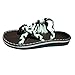 Produktbild SHE.White Damen Weberei Band Irregulär Sandalen Flip Flops Kreuzgurt Geflochtene Offener Zeh Flip-Sandalen Römische Sandalen Flach Schuhe