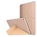 Produktbild elecfan iPad Pro 11 Zoll 2018 Hülle Case,Kompatibel mit Pro 11 Geschäftshülle mit Ständer Schutzhülle Cover Tasche Auto Schlaf Aufwach Funktion,Gold