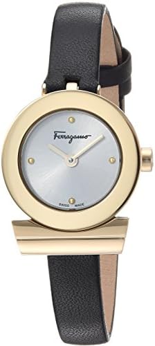 Salvatore Ferragamo Women's Analog Swiss-Quartz Watch with Leather Calfskin Strap F43030017
