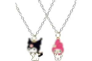 TOMICY 2 Piece Girl's Necklace,Necklace, Necklace,Kids Cartoon Necklace,Girls Jewelry,Pendant Necklace for Girls,Accessories Pendant,Jewellery Gift for Girls Women