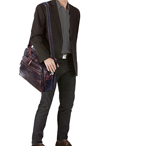 STILORD  Lias  Umh  ngetasche Leder Herren Vintage 15 6 Zoll Laptoptasche gro   Arbeit B  ro Uni Antik Leder   Farbe kara - braun