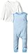 Twins Baby Boys 130047A Striped Footies, Blue (16-4132 - Little Boy Blue), 6-9 Months (Herstellergröße: 74)