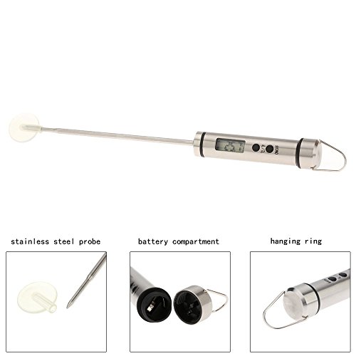Digitale LCD Grill Fleisch Kochen Thermometer Mini Elektronische Temperatur Tester - 4