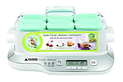 SEB Multi Delices YG6571FR - Yaourtière - 450 Watt - Métallique/noir