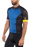 Sleek Wick ST Mavic Cosmic Elite Fahrrad Trikot kurz blau/schwarz 2018: Größe: M (48/50)